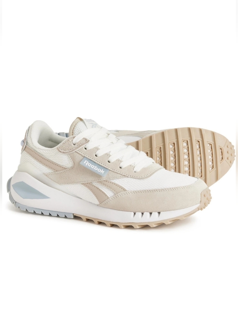 Reebok Comfort Footbed Gray White Women's Sneakers Size 7.5